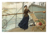 A Scottish Lady on a Boat Arriving in New York
