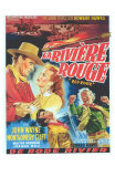 Red River, Belgian Movie Poster, 1948