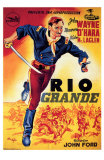Rio Grande, Spanish Movie Poster, 1950
