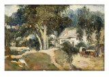 Buy Landscape with Cottages at AllPosters.com
