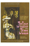 Jules and Jim, German Movie Poster, 1961