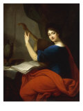 Buy Portrait of Countess Augusta Nimptsch Playing an English Guitarre, 1800 at AllPosters.com