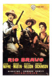 Rio Bravo, Spanish Movie Poster, 1959