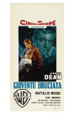 Rebel Without a Cause, Italian Movie Poster, 1955