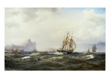 Buy Shipping in the Straits of Gibraltar, 1875 at AllPosters.com