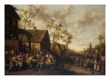 A Village Scene with an Apothecary