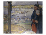 Buy Brittany, 1914 (French soldier and his bride praying before a crucifix) at AllPosters.com