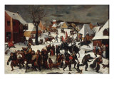 Buy A Winter Landscape with the Massacre of the Innocents at AllPosters.com