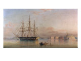Buy Rowing Ashore, Cork, 1858 at AllPosters.com