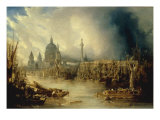 Buy View of St Paul's from the Thames at AllPosters.com