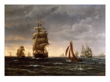 Buy Shipping in a Choppy Sea, 1850 at AllPosters.com