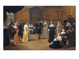 Buy Interior with a Music Party and an Elegant Couple Dancing at AllPosters.com