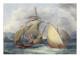 Buy Papal Galleys and Ships of War, c.1850 at AllPosters.com