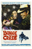 Bonnie and Clyde, Spanish Movie Poster, 1967