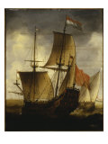 A Dutch Galleon and Other Coastal Vessels, 1655