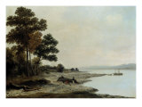 Buy The Gare Loch Near Shandon Looking Down the Loch, 1827 at AllPosters.com