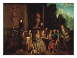 Buy A Family Portrait in the Grounds of a Country House, 1720 at AllPosters.com