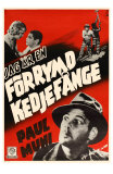 I Am a Fugitive From a Chain Gang, Swedish Movie Poster, 1932