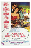 The Sun Also Rises, Argentine Movie Poster, 1957