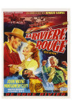 Red River, Belgian Movie Poster, 1948