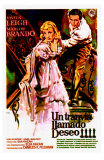 A Streetcar Named Desire, Spanish Movie Poster, 1951