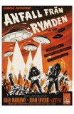 Earth vs. the Flying Saucers, Swedish Movie Poster, 1956