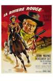 Red River, French Movie Poster, 1948