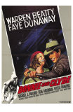Bonnie and Clyde, German Movie Poster, 1967