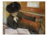 Femme assise devant un Piano, c.1882-85