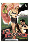 Cover Girl, Spanish Movie Poster, 1944
