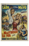 The Iron Mistress, Belgian Movie Poster, 1952