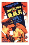 A Yank in the R.A.F., Spanish Movie Poster, 1953