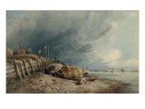 Fishermen and their Boats at Millbank on the Thames
