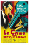 Dial M For Murder, French Movie Poster, 1954