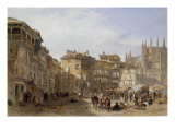 Buy The Town Square, Segovia, Spain, 1856 at AllPosters.com