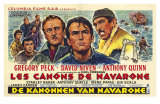 The Guns of Navarone, Belgian Movie Poster, 1961