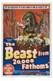 The Beast From 20,000 Fathoms, Australian Movie Poster, 1953
