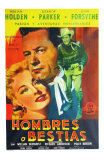 Escape from Fort Bravo, Argentine Movie Poster, 1953