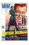 The Searchers, Italian Movie Poster, 1956