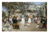 Buy A Fiesta on a Sevillan Terrace, 1891 at AllPosters.com