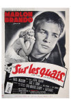 On the Waterfront, French Movie Poster, 1954