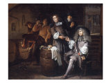 Buy Gentlemen Tasting Wine in a Cellar at AllPosters.com