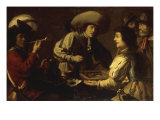 Buy Soldiers playing Backgammon in an Interior at AllPosters.com