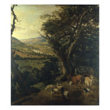 Buy A View of the Thames Valley, with Henley in the Distance, 1697 at AllPosters.com