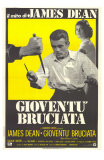 Rebel Without a Cause, Italian Movie Poster, 1955