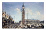 Buy Venice, a View of the Piazza San Marco from the Torre dell'Orologio at AllPosters.com