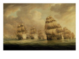 Buy Action of Commodore Dance and the Comte de Linois off the Straits of Malacca, 15th February 1804 at AllPosters.com