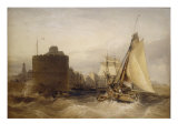 Buy Entrance to the Port of Le Havre, 1845 at AllPosters.com