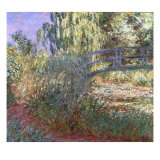 Buy Bassin aux Nympheas et Sentier au Bord de l'Eau, 1900 at AllPosters.com
