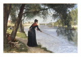 Buy La Pecheuse, 1884 at AllPosters.com